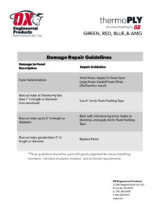 thumbnail of Thermo Ply Damage Report Guidelines